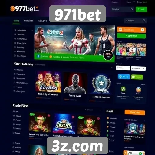 Facilidade de navegação no site 971bet